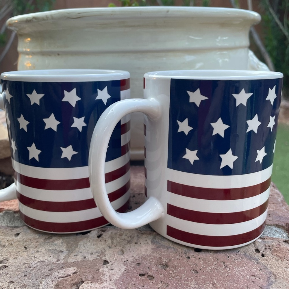 Two Ralph Lauren heartland coffee mugs